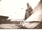 Vuk Karaklic u vojnom logoru u 1. sv. ratu